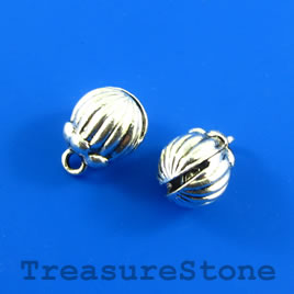 Charm/Pendant, 13mm bell. Pack of 2.